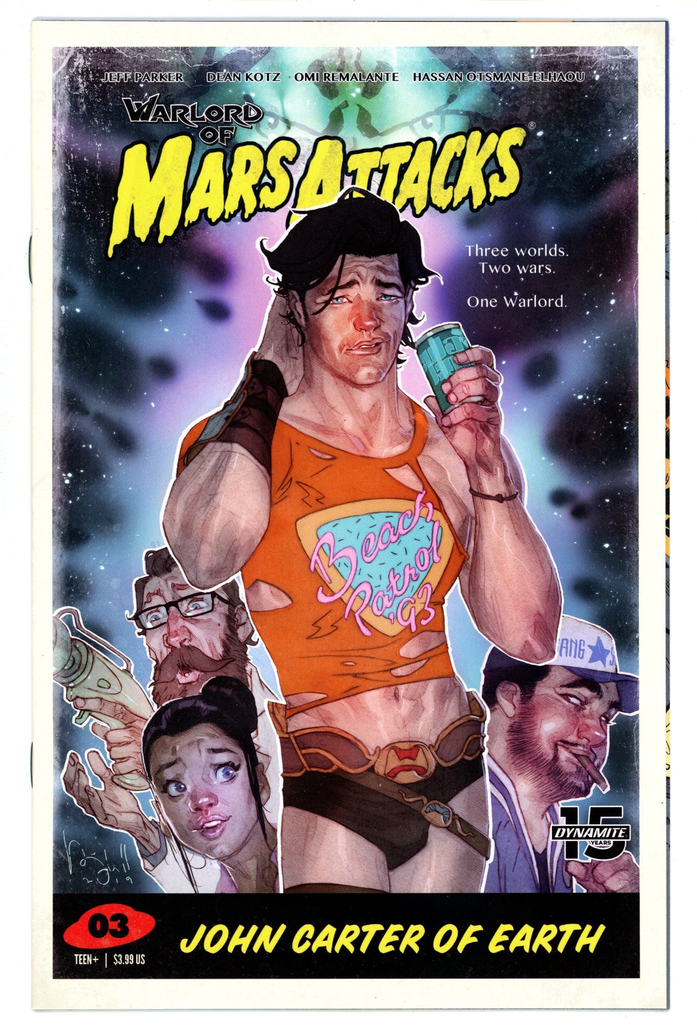 Warlord of Mars Attacks 3 High Grade (2019) Caldwell Variant 