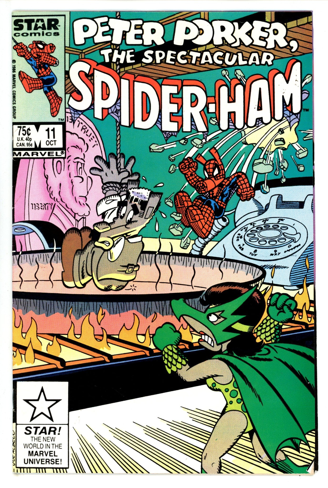Peter Porker, the Spectacular Spider-Ham 11 FN- (1986)