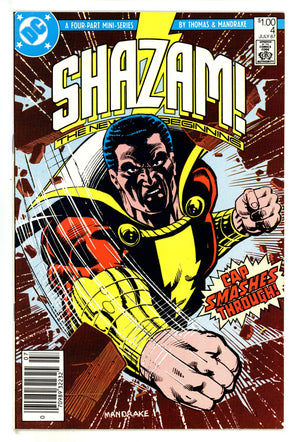 Shazam: The New Beginning 4 VF/NM (9.0) (1987) Canadian Price Variant