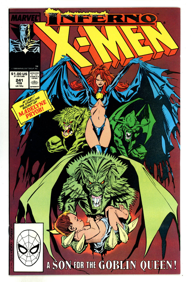 The Uncanny X-Men Vol 1 241 NM- (9.2) (1989) 