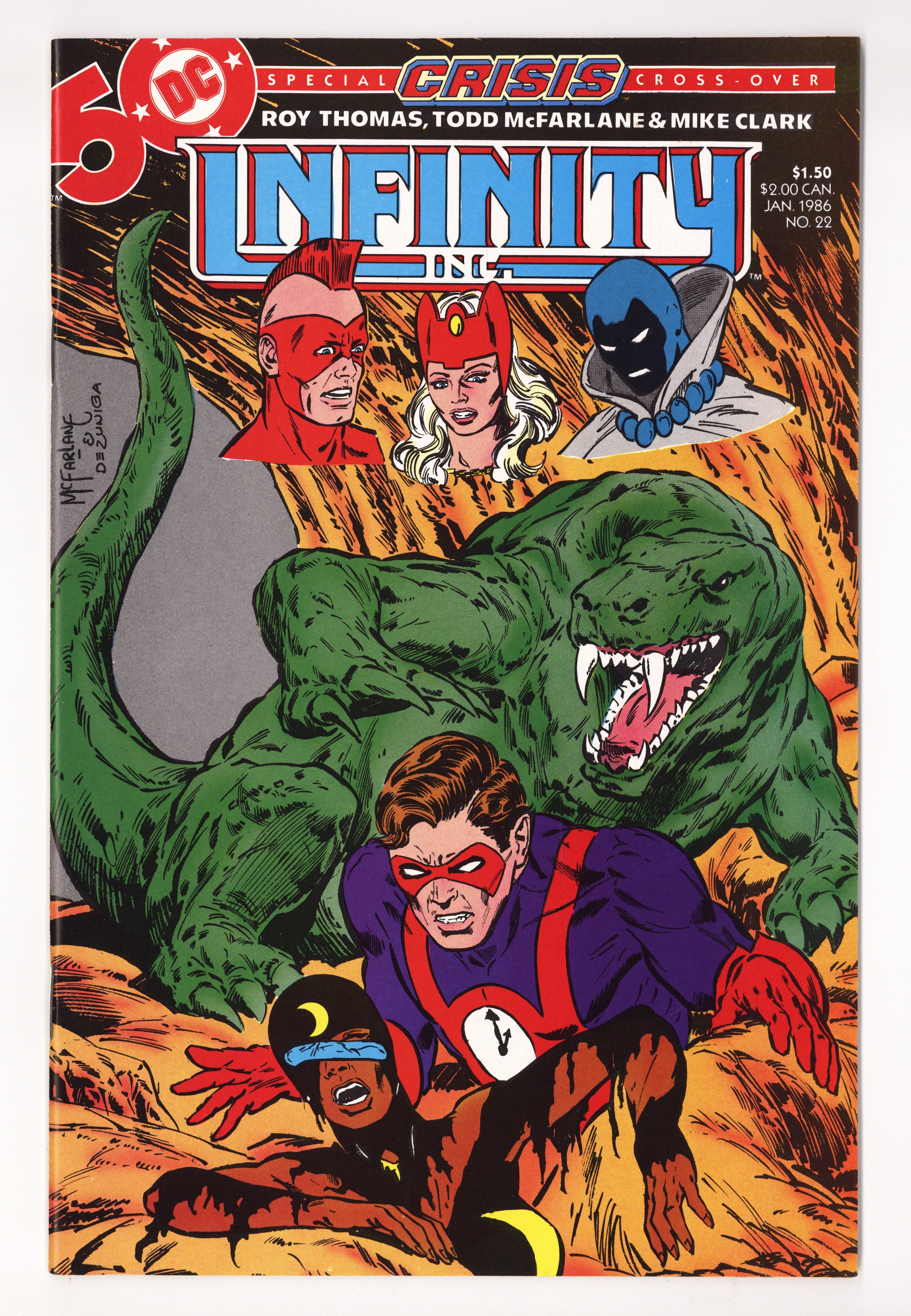 Infinity, Inc. Vol 1 22 High Grade (1986) 