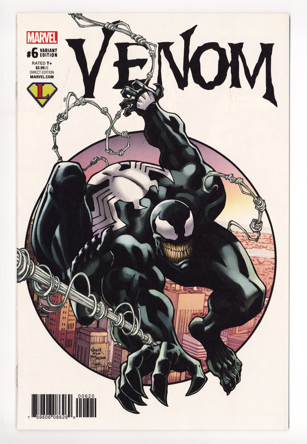 Venom Vol 3 6 NM- (9.2) (2017) Nauck Homage Exclusive Variant