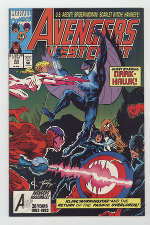 Avengers West Coast Vol 2 93 High Grade (1993)