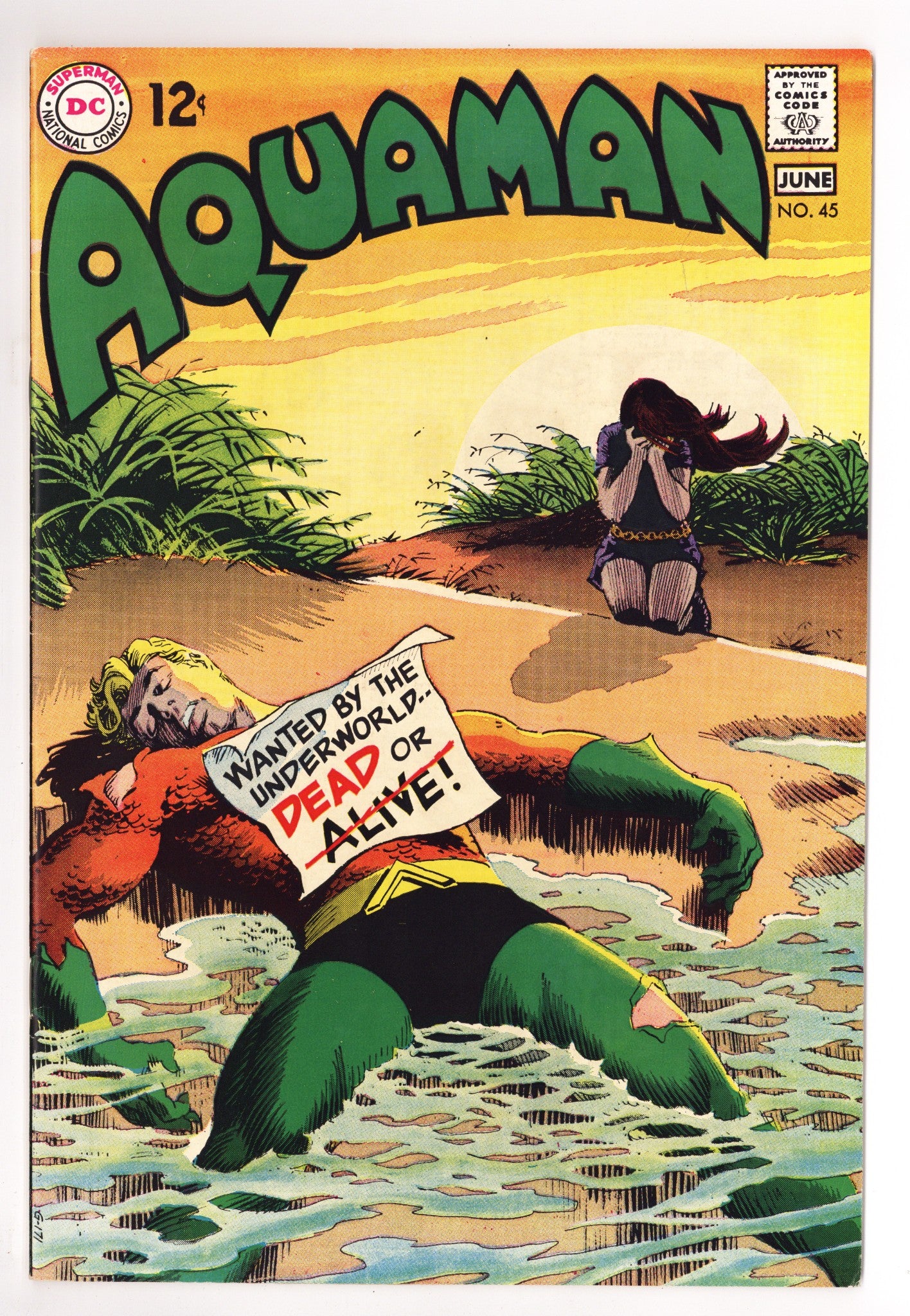 Aquaman Vol 1 45 VF (8.0) (1969) 
