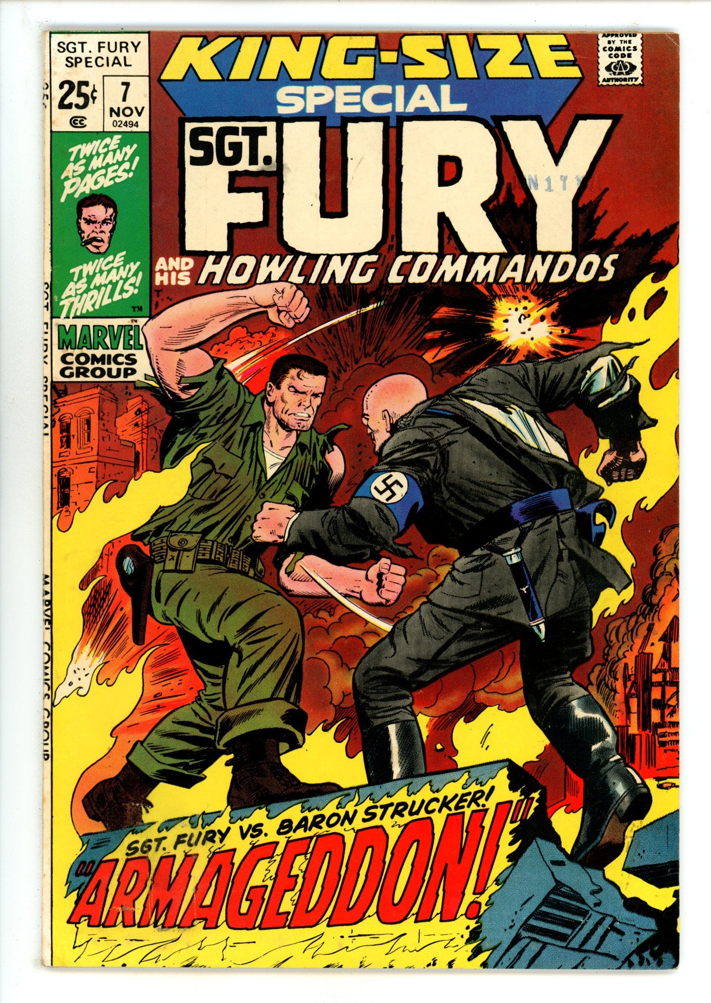 Sgt. Fury Annual 7 FN (6.0) (1971) 