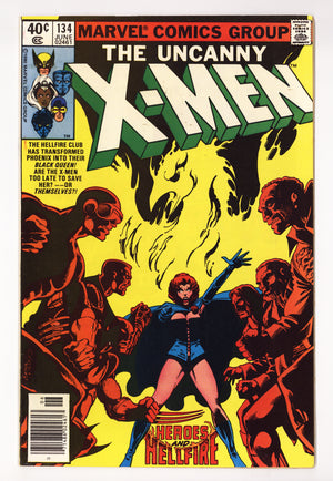 The X-Men Vol 1 134  FN+ (6.5)   (1980)     Newsstand  Signed x2 1st Page John Byrne & Terry Austin