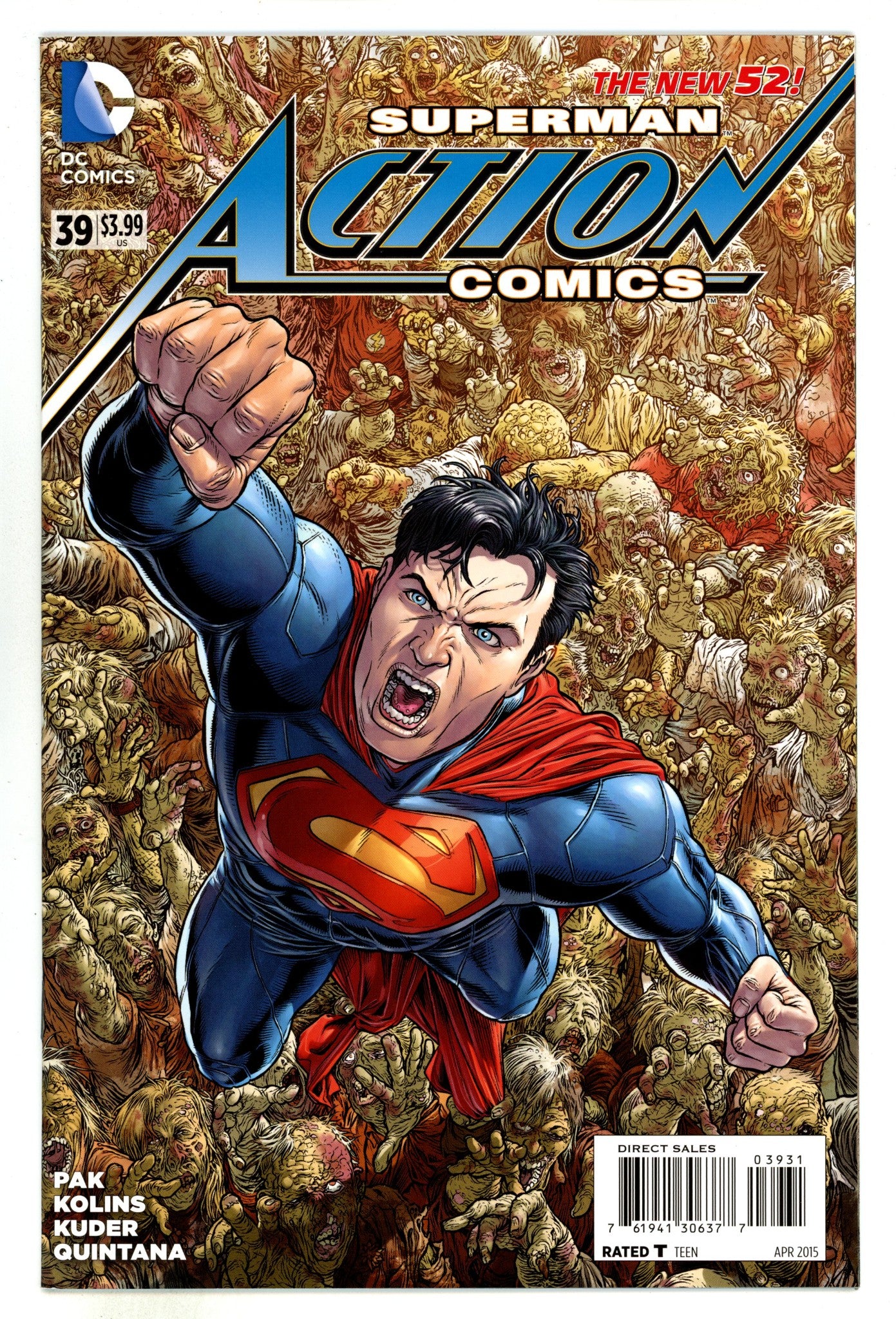 Action Comics Vol 2 39 High Grade (2015) Ryp Incentive Variant 