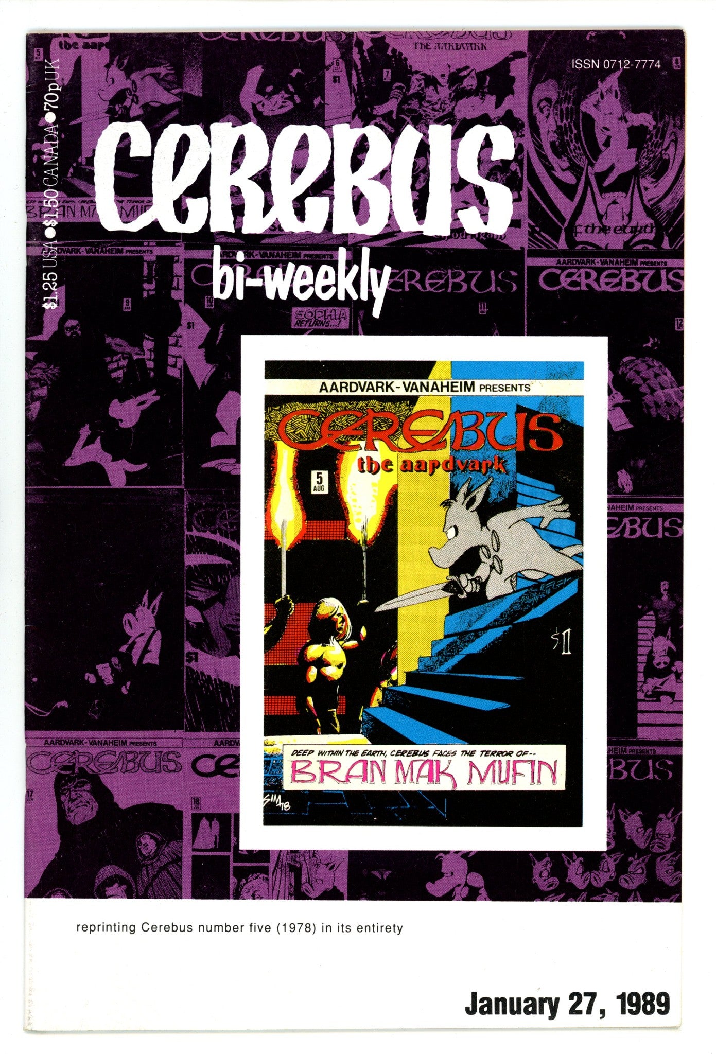 Cerebus Bi-Weekly   5  High Grade   (1989)        