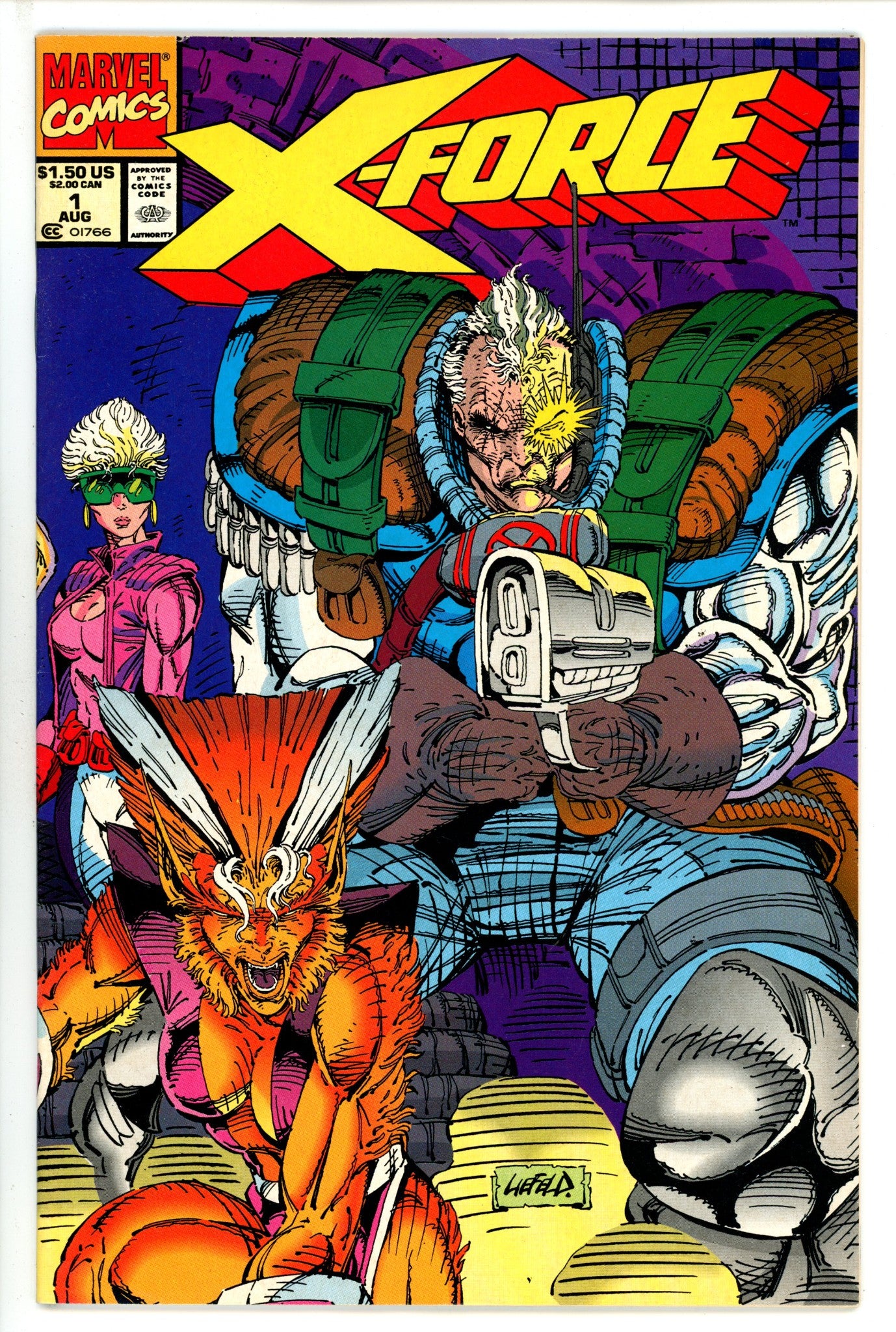 X-Force Vol 1 1 Negative Upc (1991)
