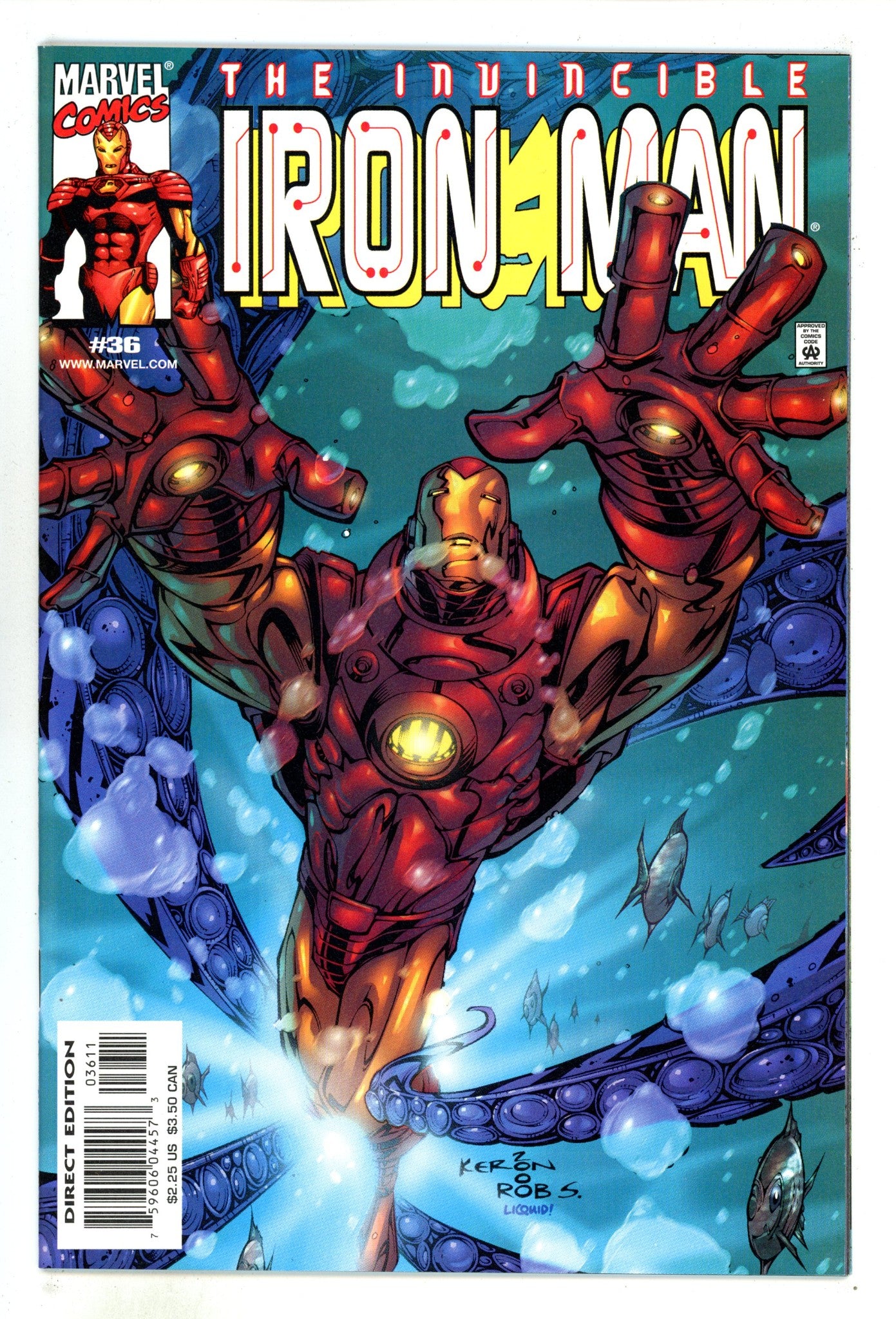 Iron Man Vol 3 36 High Grade (2001) 