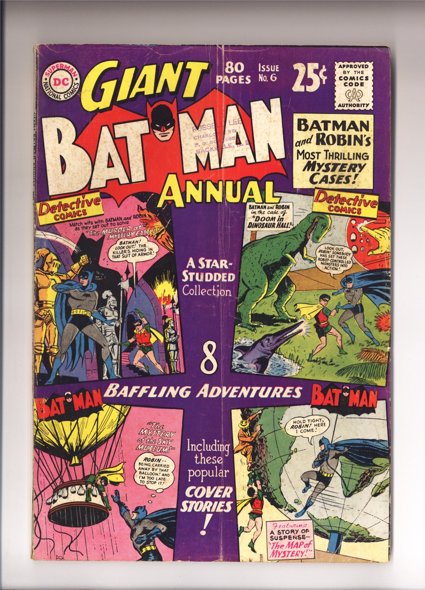 Batman Annual Vol 1 6 VG (4.0) (1963) 
