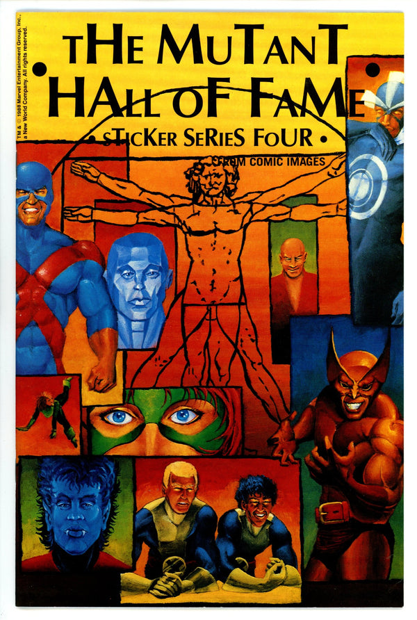 The Mutant Hall of Fame Sticker Series 4 VF+ (8.5) (1988)