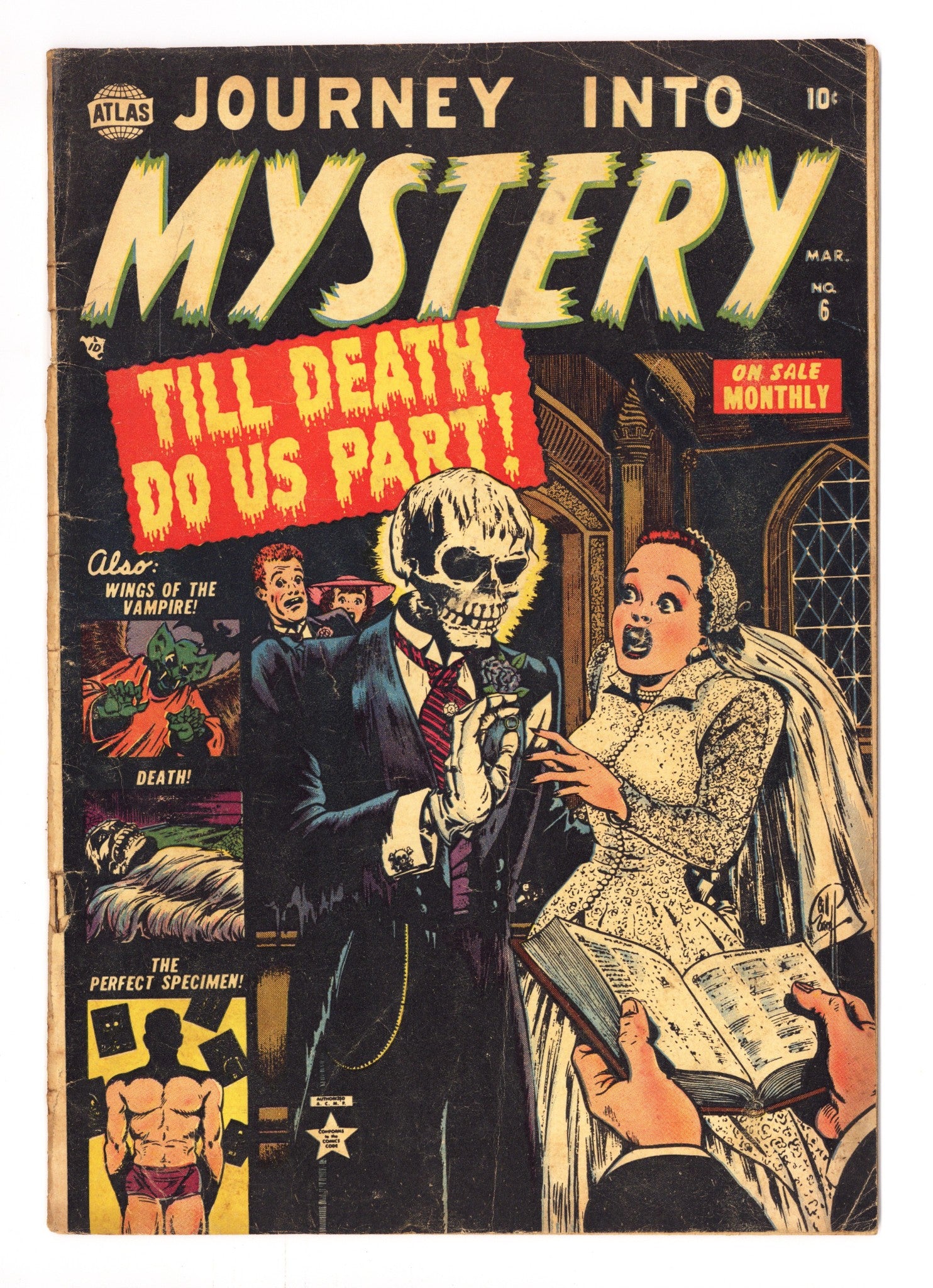 Journey into Mystery Vol 1 6 GD+ (2.5) (1953) 