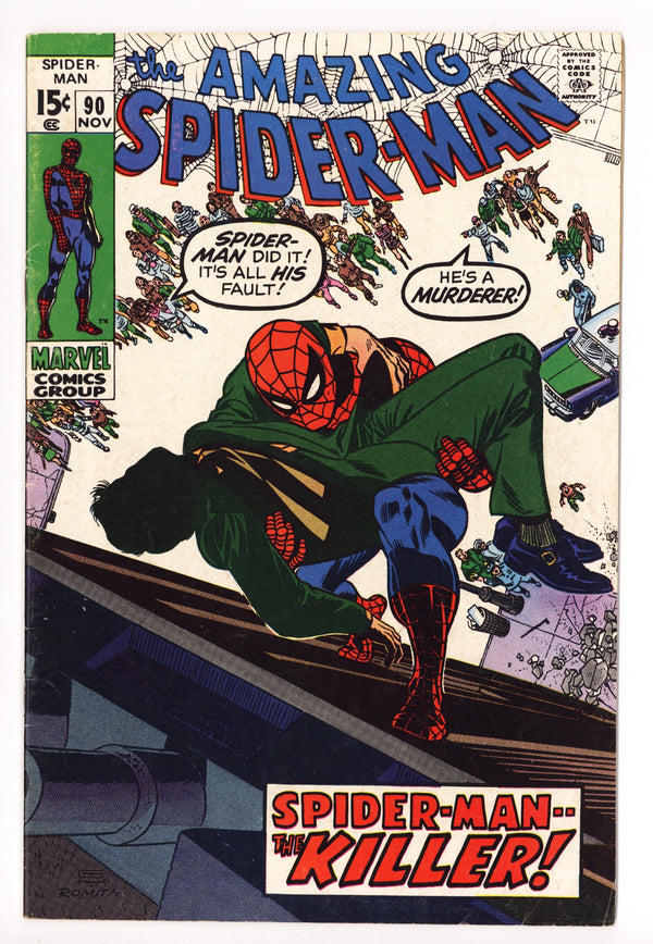 The Amazing Spider-Man Vol 1 90 FN- (5.5) (1970)