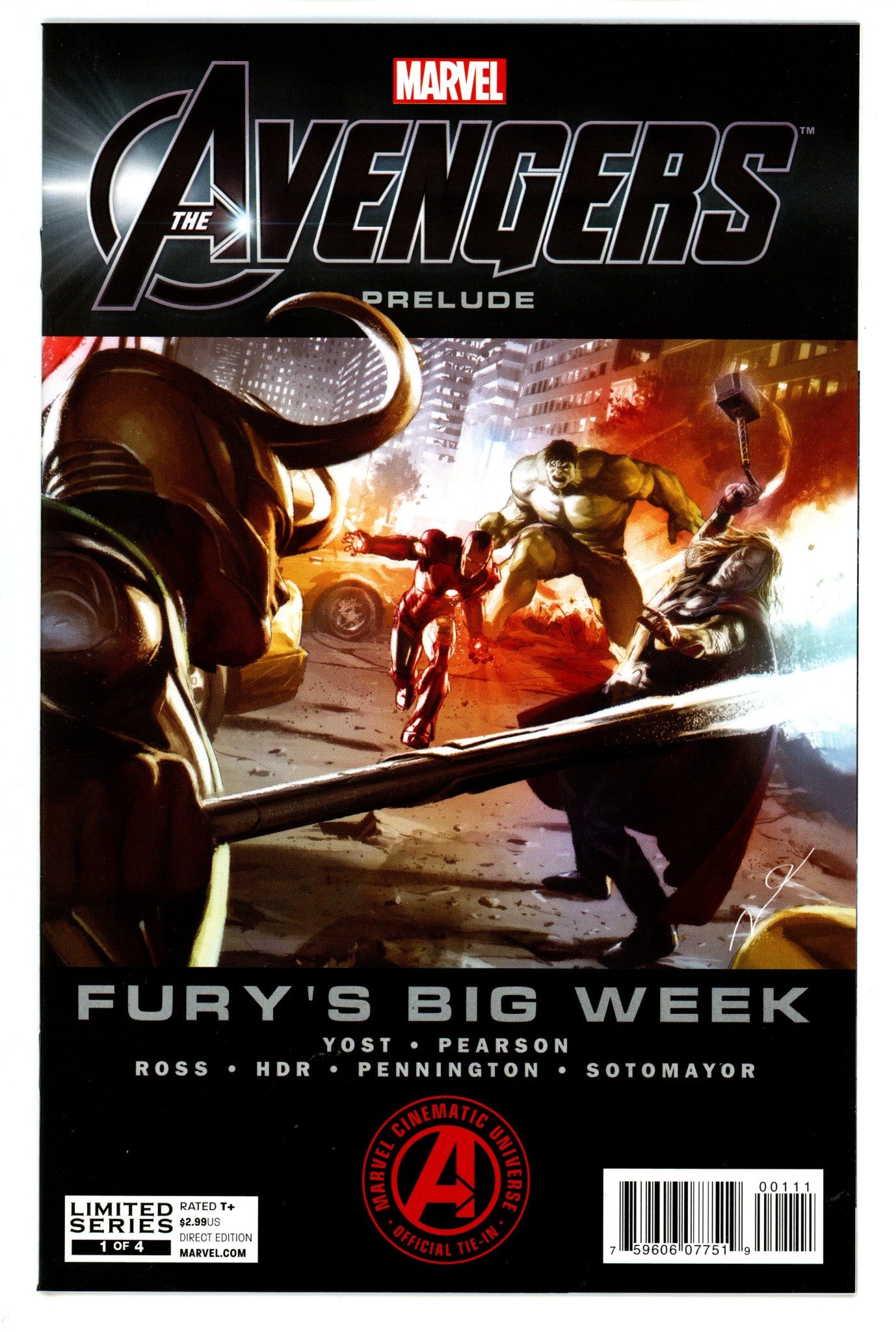 Marvel's the Avengers Prelude: Fury's Big Week 1 VF/NM (9.0) (2012) 