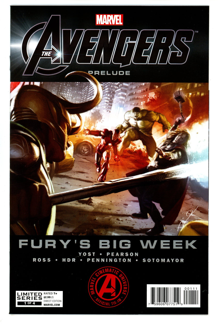 Marvel's the Avengers Prelude: Fury's Big Week 1 VF/NM (9.0) (2012) 