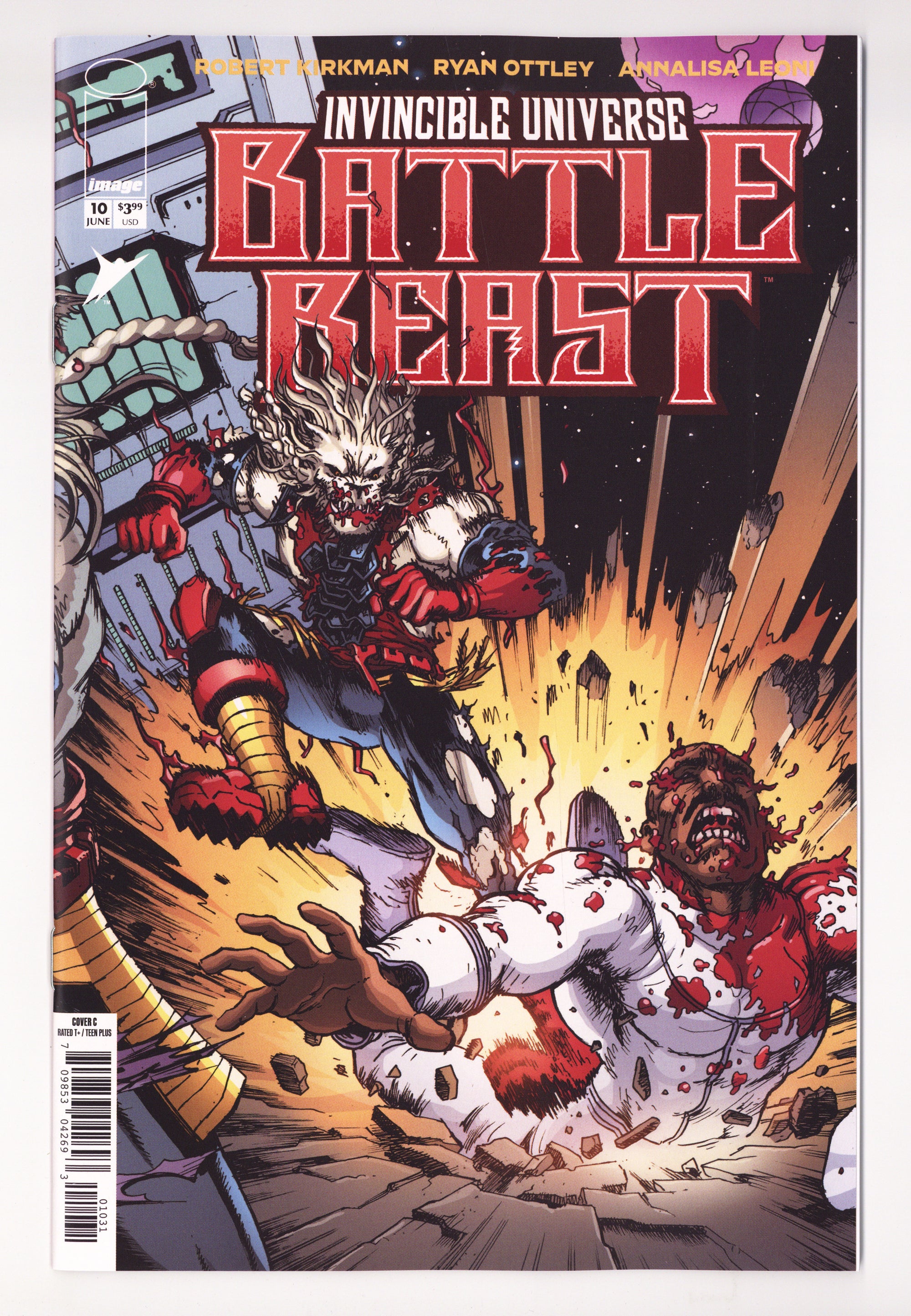Invincible Universe Battle Beast 10 Burnham Connecting Incentive NM (2026)