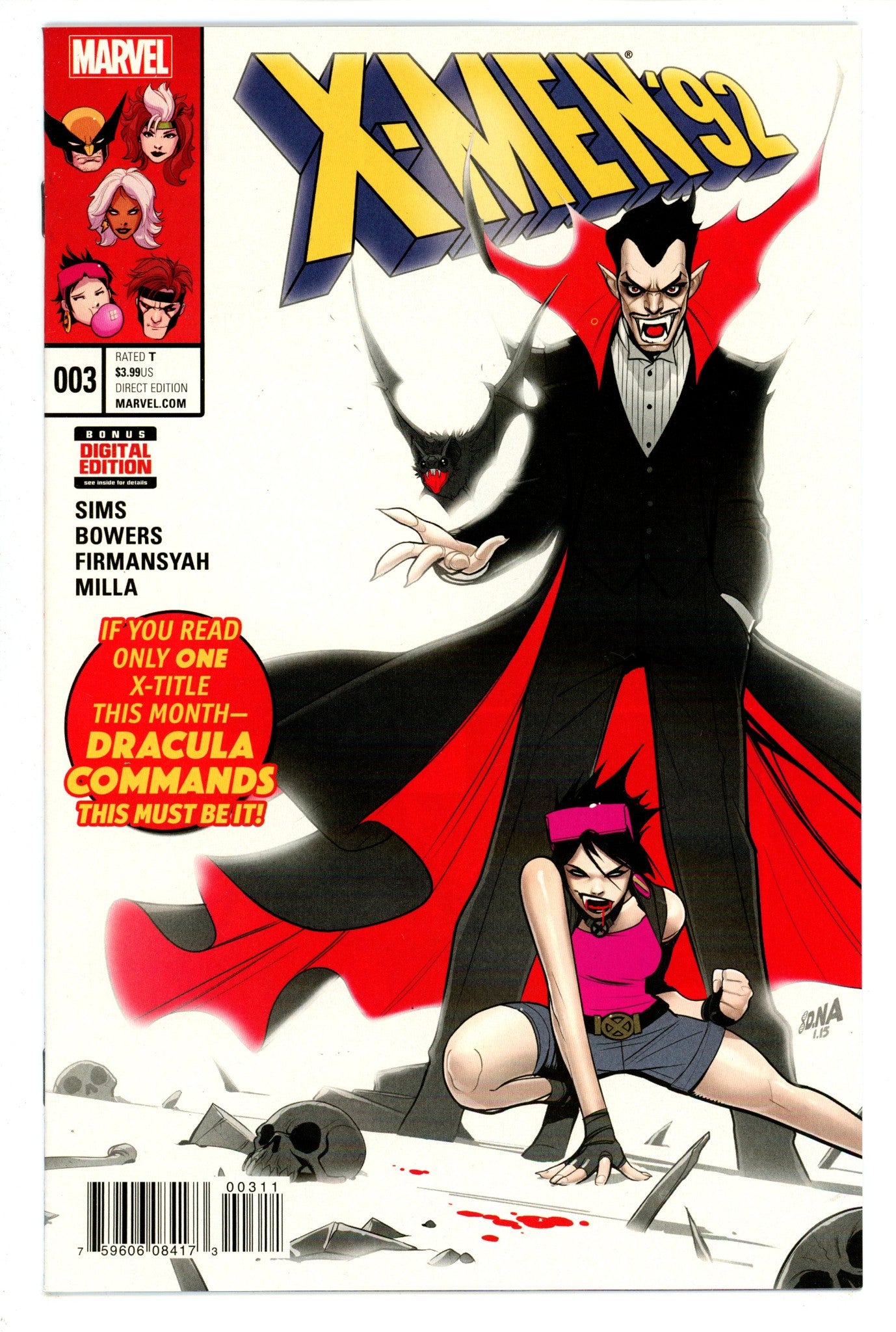 X-Men '92 Vol 2 3 High Grade (2016) 