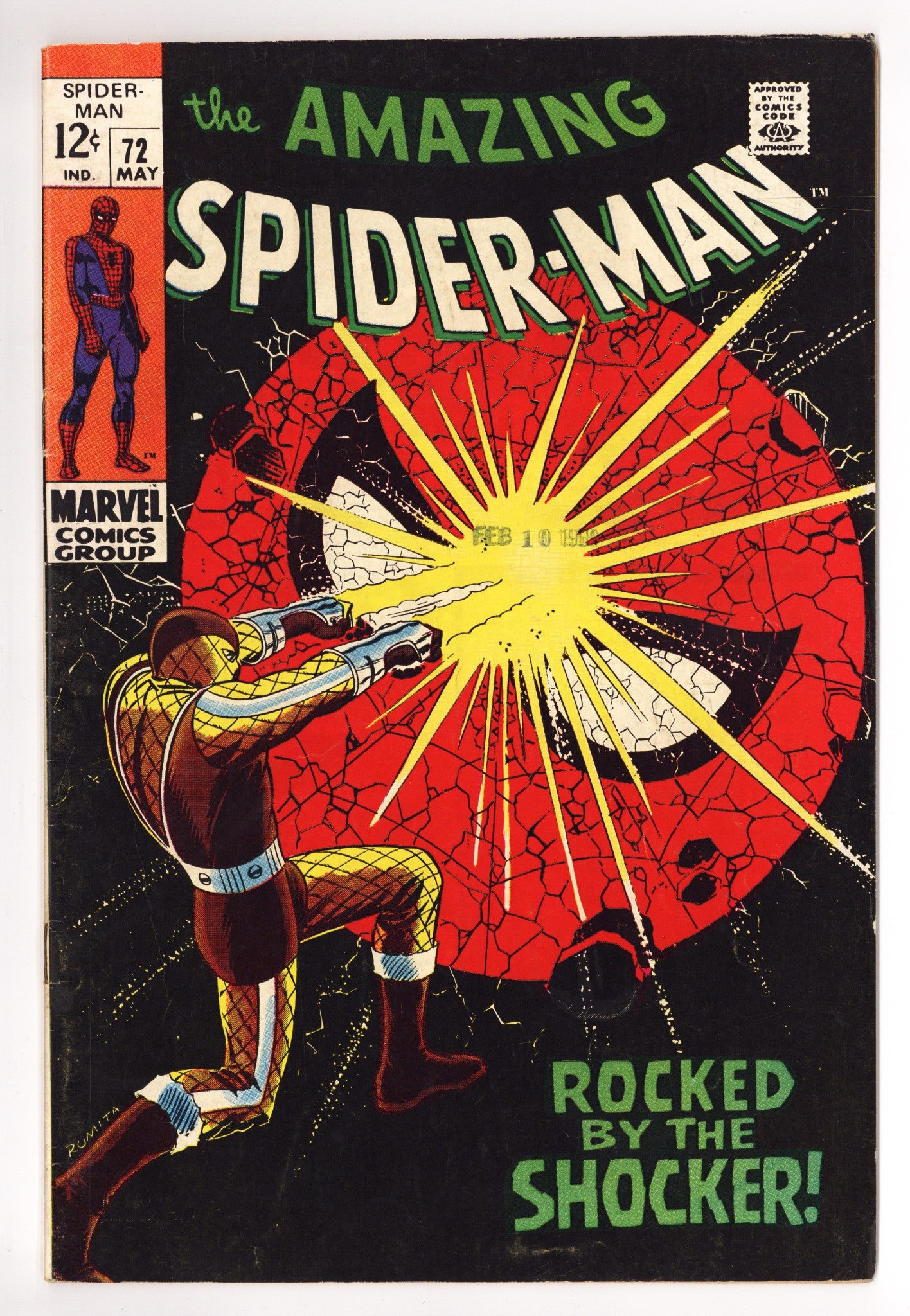 The Amazing Spider-Man Vol 1 72 FN (6.0) (1969) 