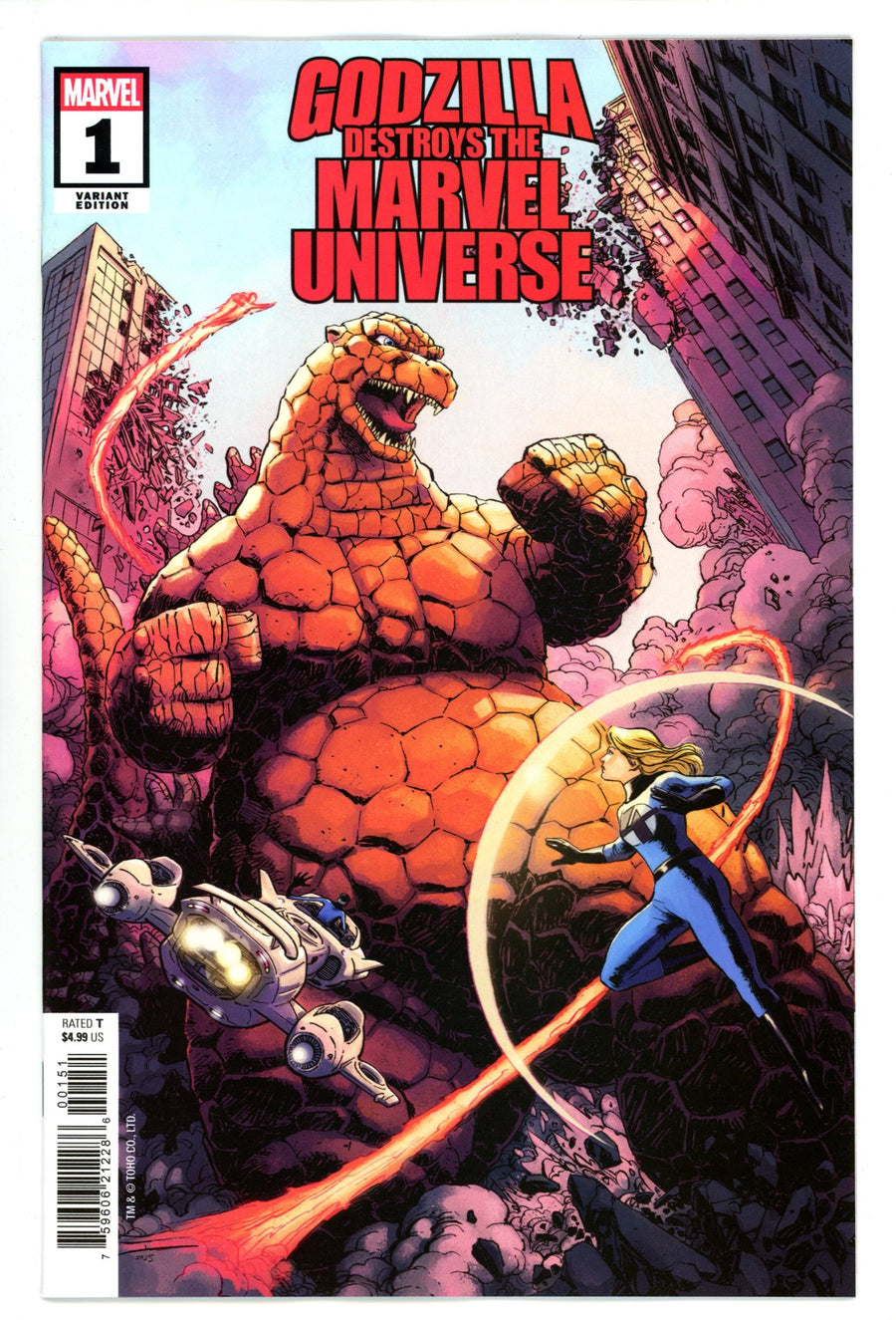 Godzilla Destroys The Marvel Universe 1 Wachter Variant (2025)