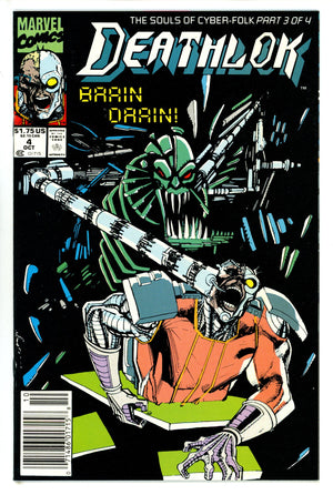 Deathlok Vol 2 4 Newsstand (1991)