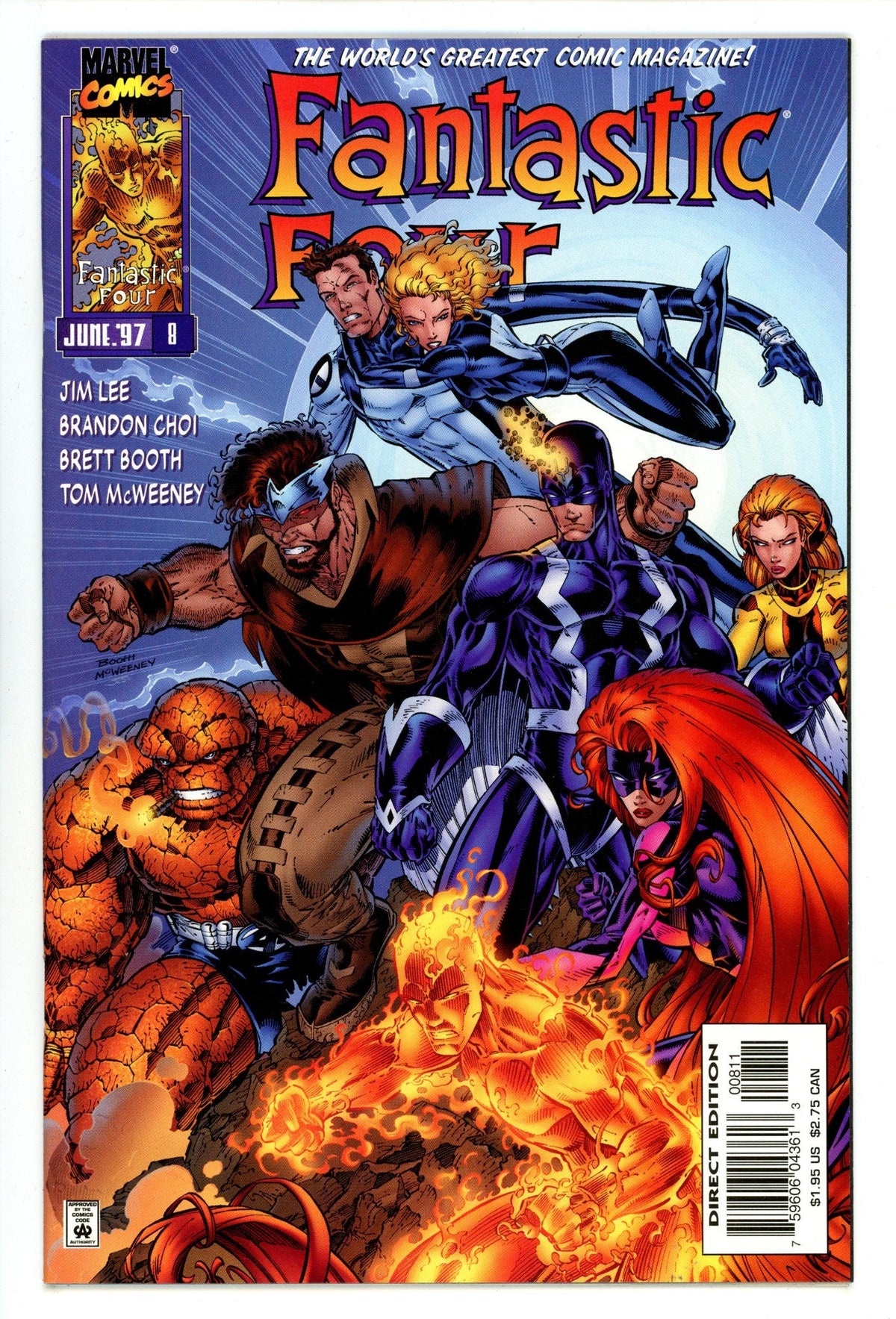 Fantastic Four Vol 2 8  High Grade   (1997)