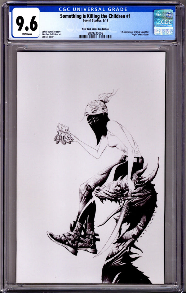 Something Is Killing the Children 1 CGC 9.6 (NM+) (2019) Lee B&W Virgin Exclusive Variant