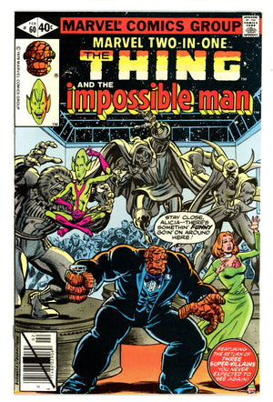 Marvel Two-in-One Vol 1 60 Mid Grade (1980)