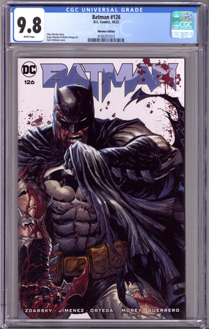 Batman Vol 3 126 CGC 9.8 (NM/M) (2022) Kirkham Exclusive Variant