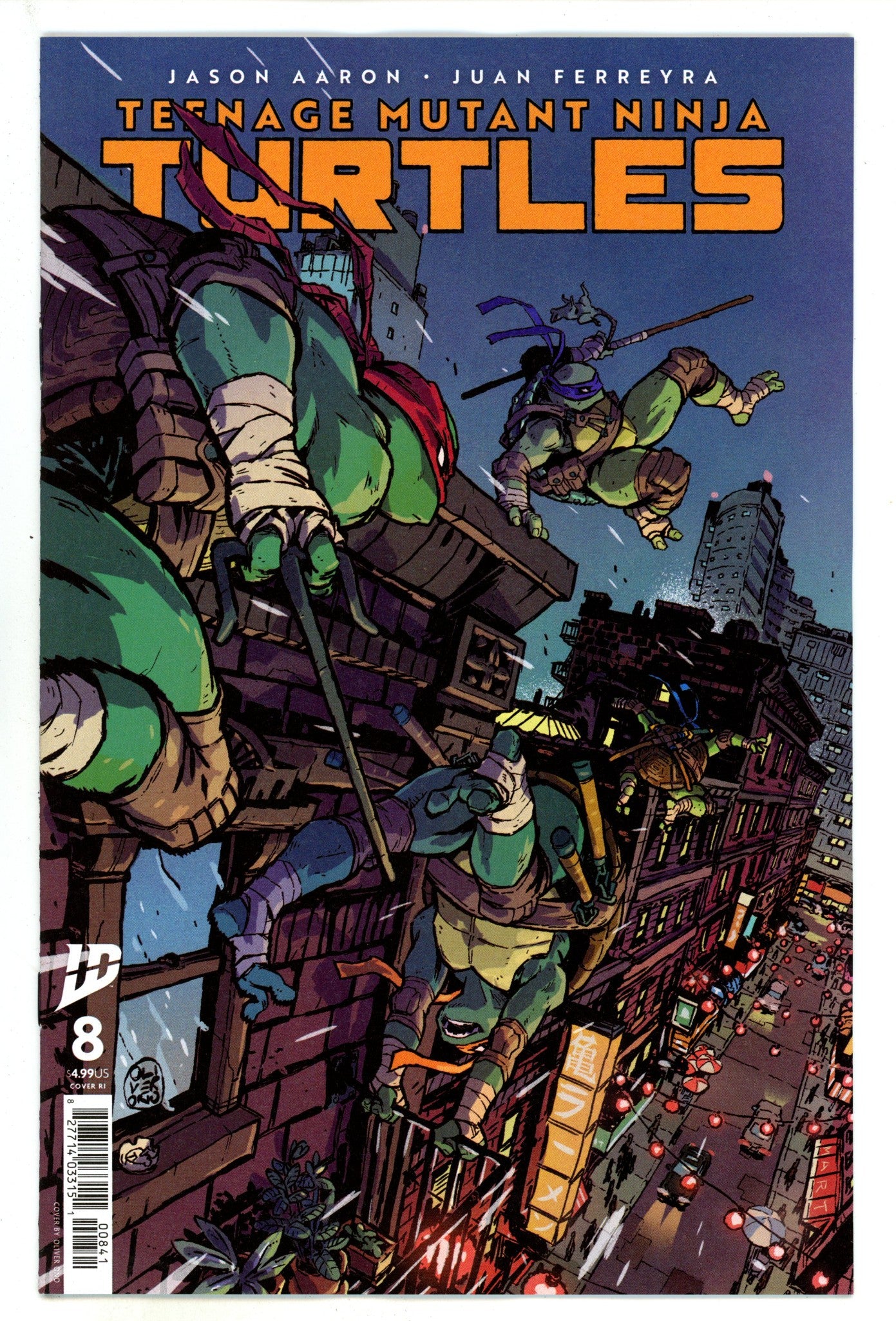 Teenage Mutant Ninja Turtles Vol 6 8 Ono Incentive Variant NM (2025)
