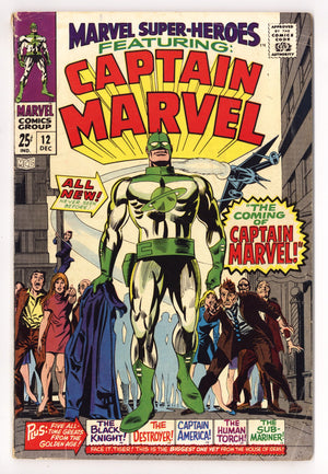 Marvel Super-Heroes Vol 1 12 VG/FN (5.0) (1967)
