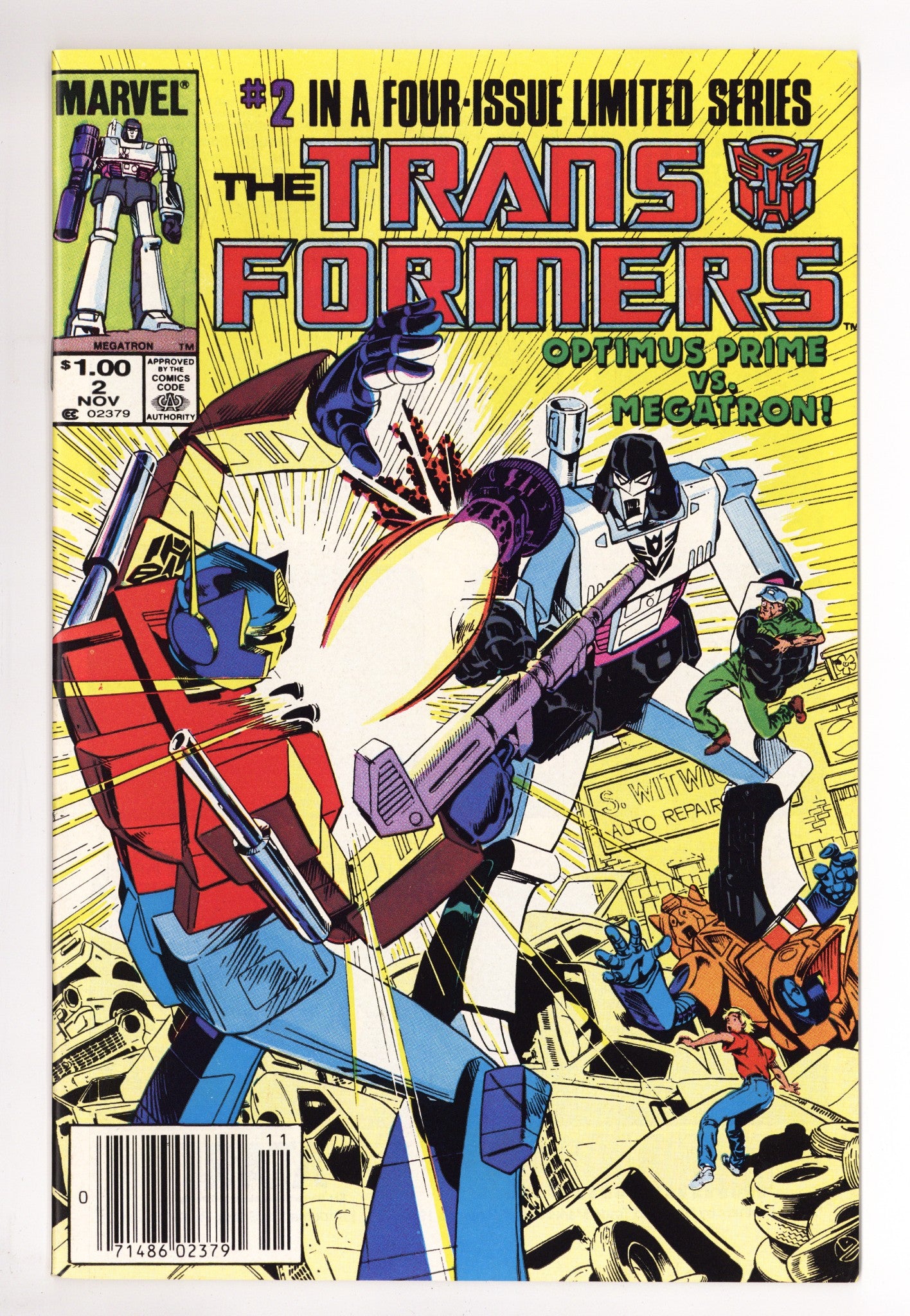 The Transformers 2 VF/NM (9.0) (1984) Canadian Price Variant 