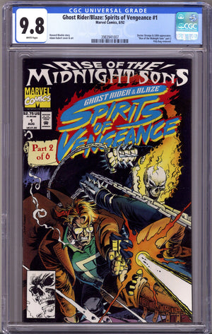 Ghost Rider / Blaze: Spirits of Vengeance 1 CGC 9.8 (NM/M) (1992)
