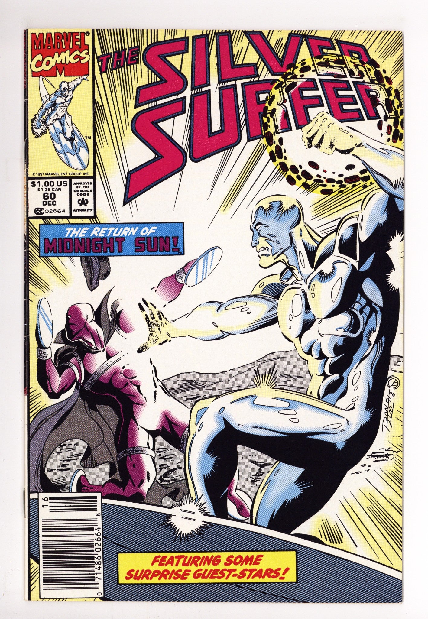 Silver Surfer Vol 3 60 Mid Grade (1991) Newsstand 