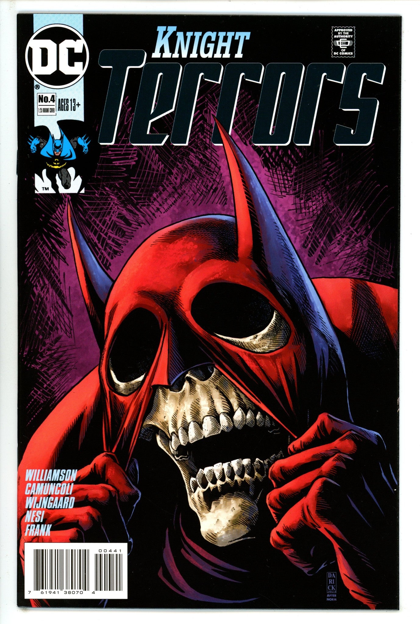 Knight Terrors 4 Robertson Homage Incentive Variant NM+ (2023)