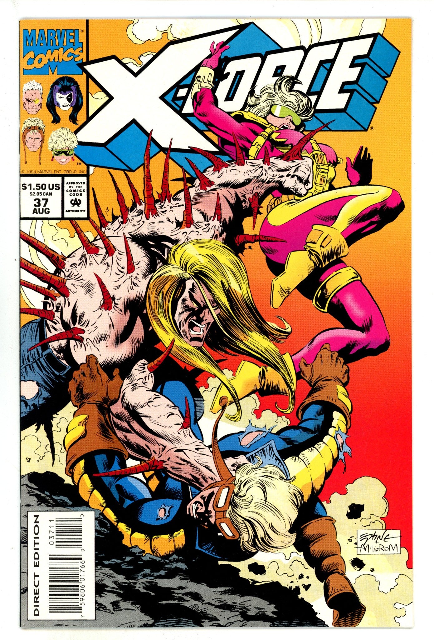 X-Force Vol 1 37 High Grade (1994) 