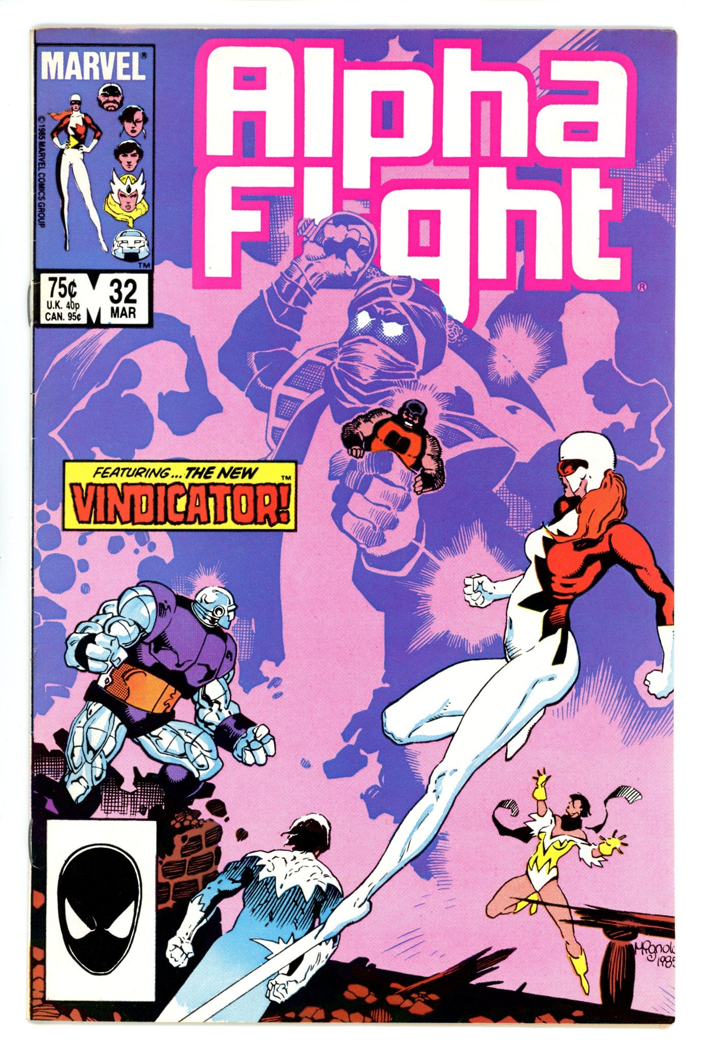 Alpha Flight Vol 1 32 Mid Grade (1986) 