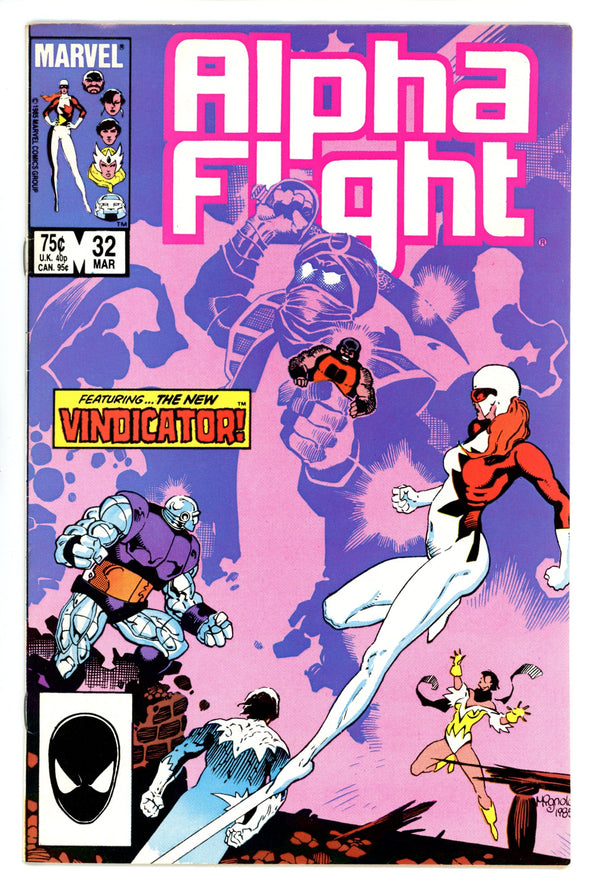 Alpha Flight Vol 1 32 Mid Grade (1986)
