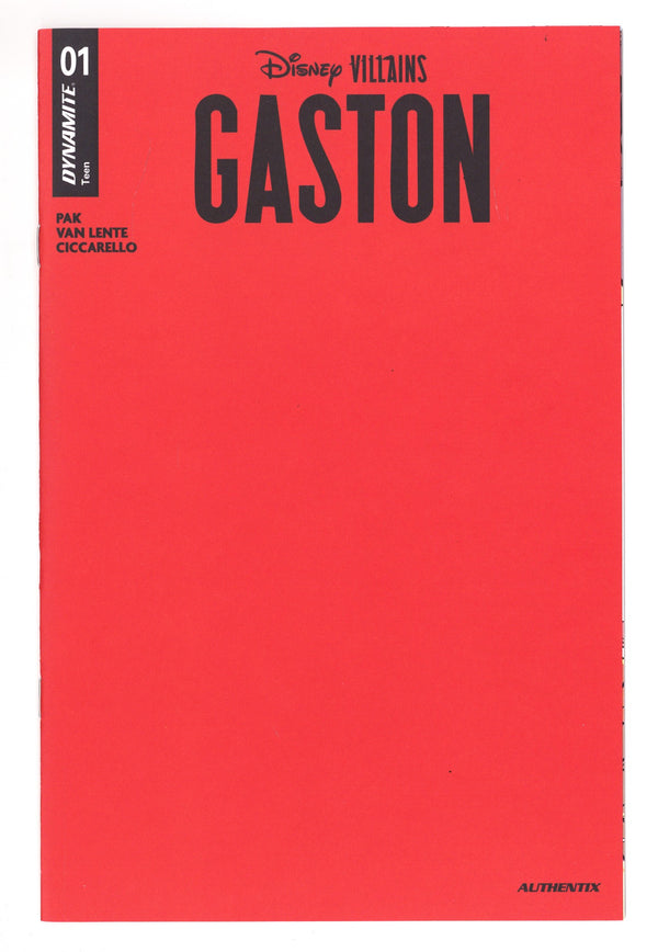 Disney Villains Gaston 1 Red Blan k Variant (2026)