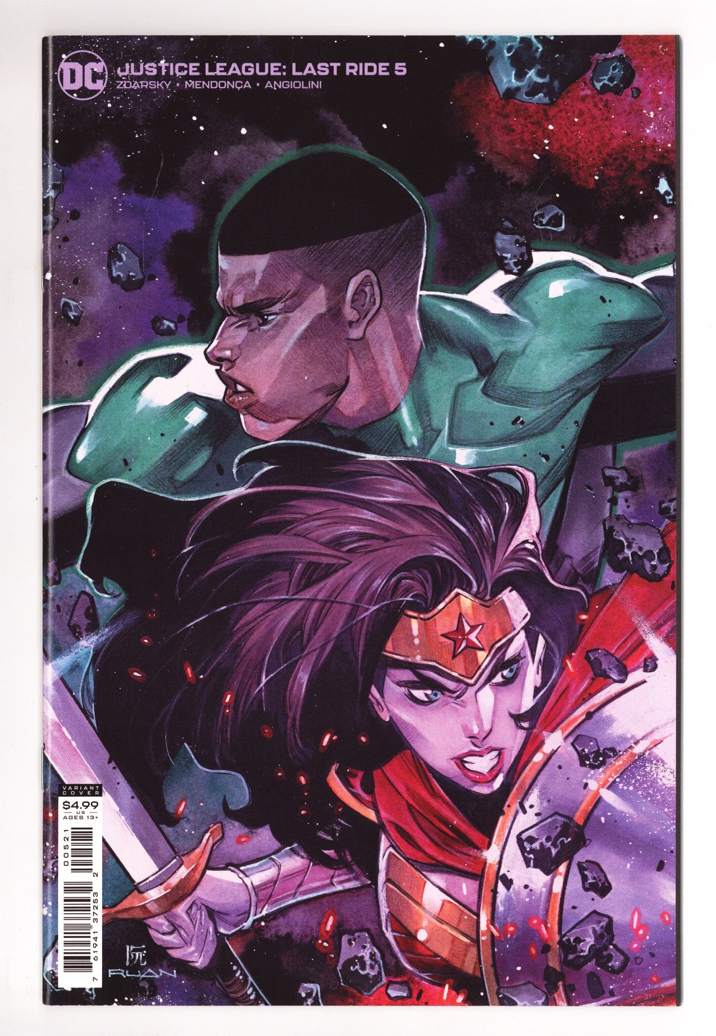 Justice League: Last Ride Vol 2 5 High Grade (2021) Ruan Variant 