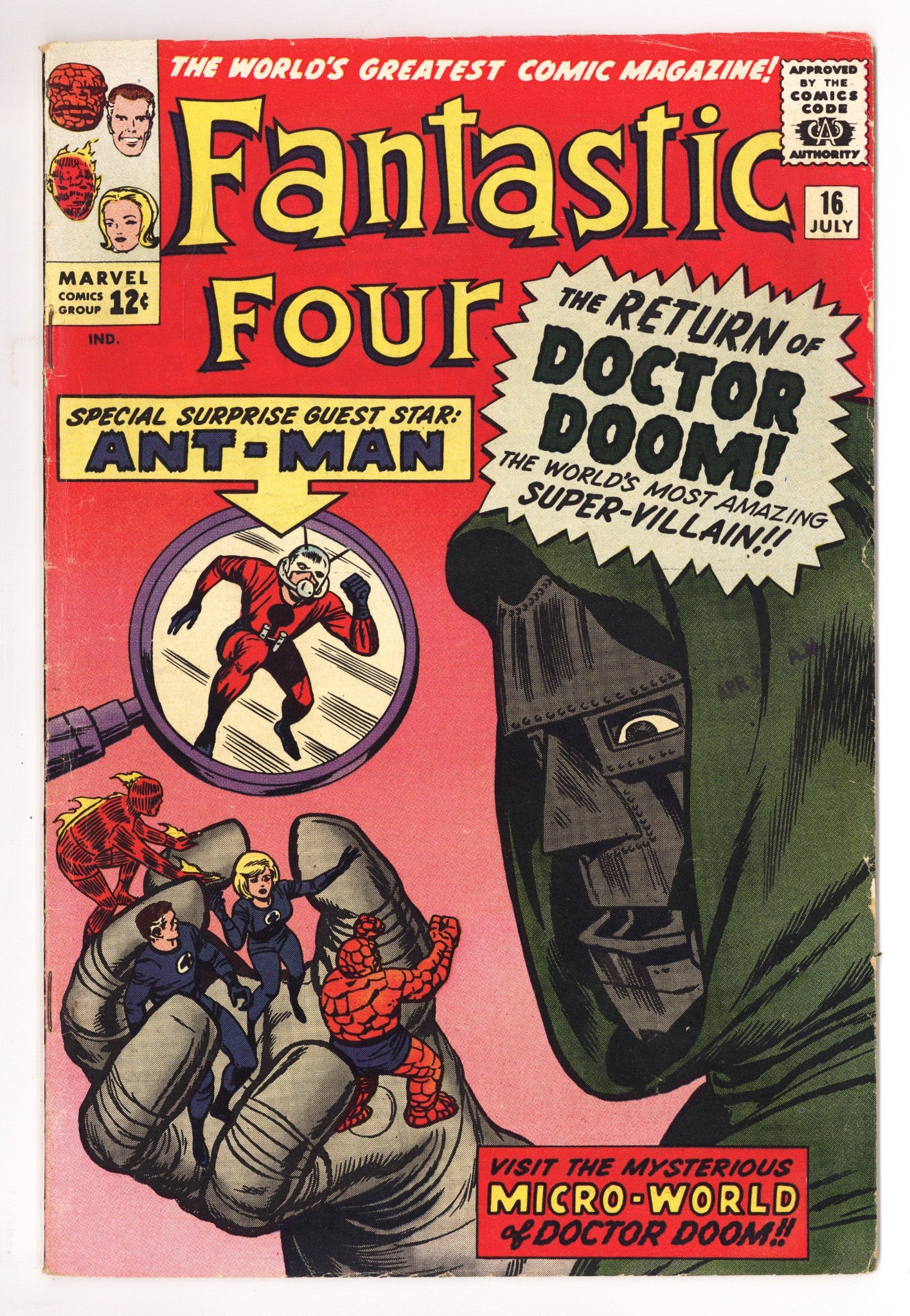 Fantastic Four Vol 1 16 VG/FN (5.0) (1963) 