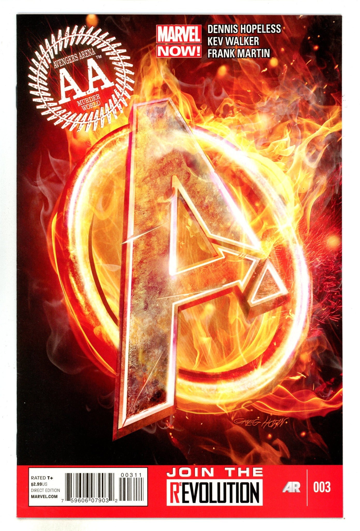 Avengers Arena 3 High Grade (2013) 