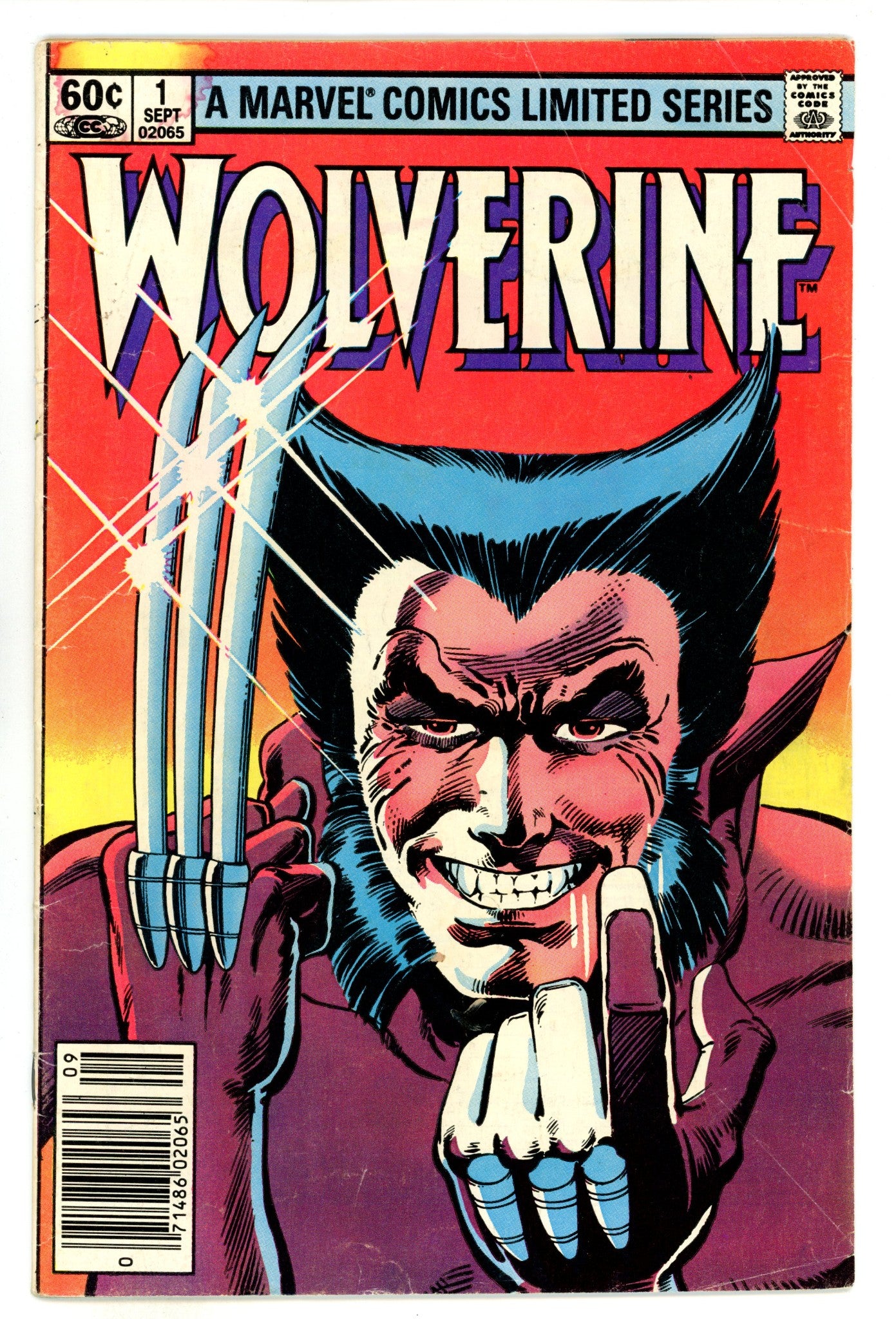 Wolverine Vol 1 1 GD/VG (3.0) (1982) Newsstand 