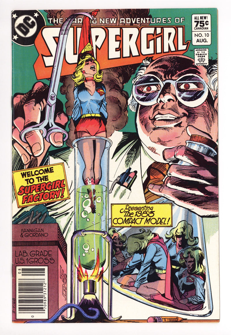 The Daring New Adventures of Supergirl 10 Mid Grade (1983) Canadian Price Variant 
