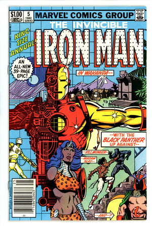 Iron Man Annual Vol 1 5 FN/VF (7.0) (1982) Newsstand 