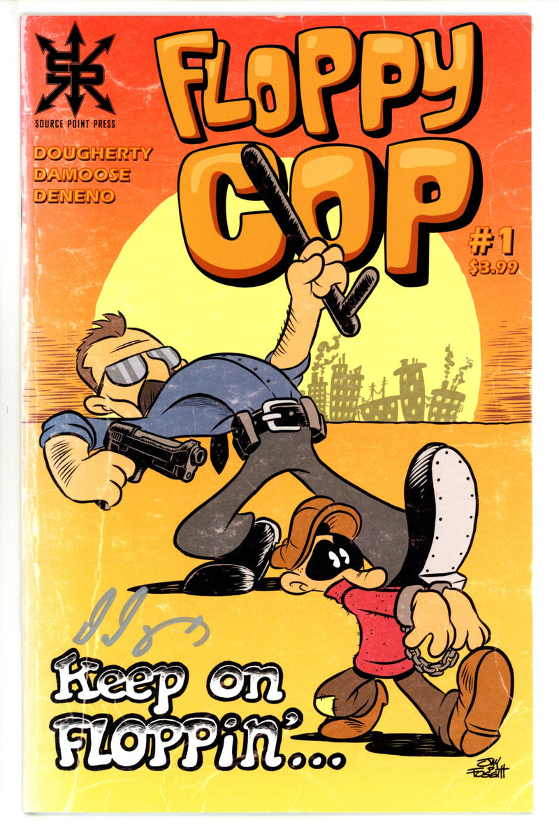 Floppy Cop 1 VF+ Signed Dan Dougherty (2019)