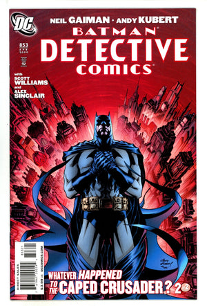 Detective Comics Vol 1 853 VF/NM (9.0) (2009) Kubert Incentive Variant