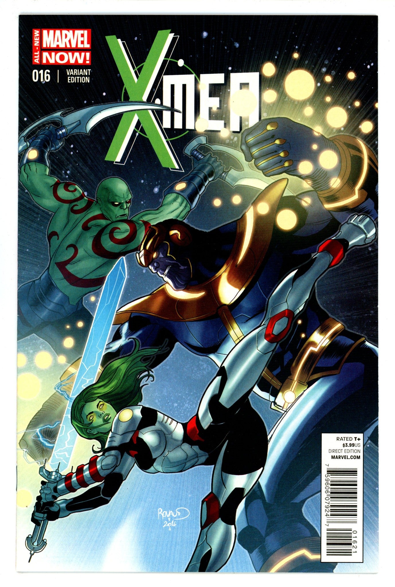 X-Men Vol 3 16 High Grade (2014) Renaud Incentive Variant 