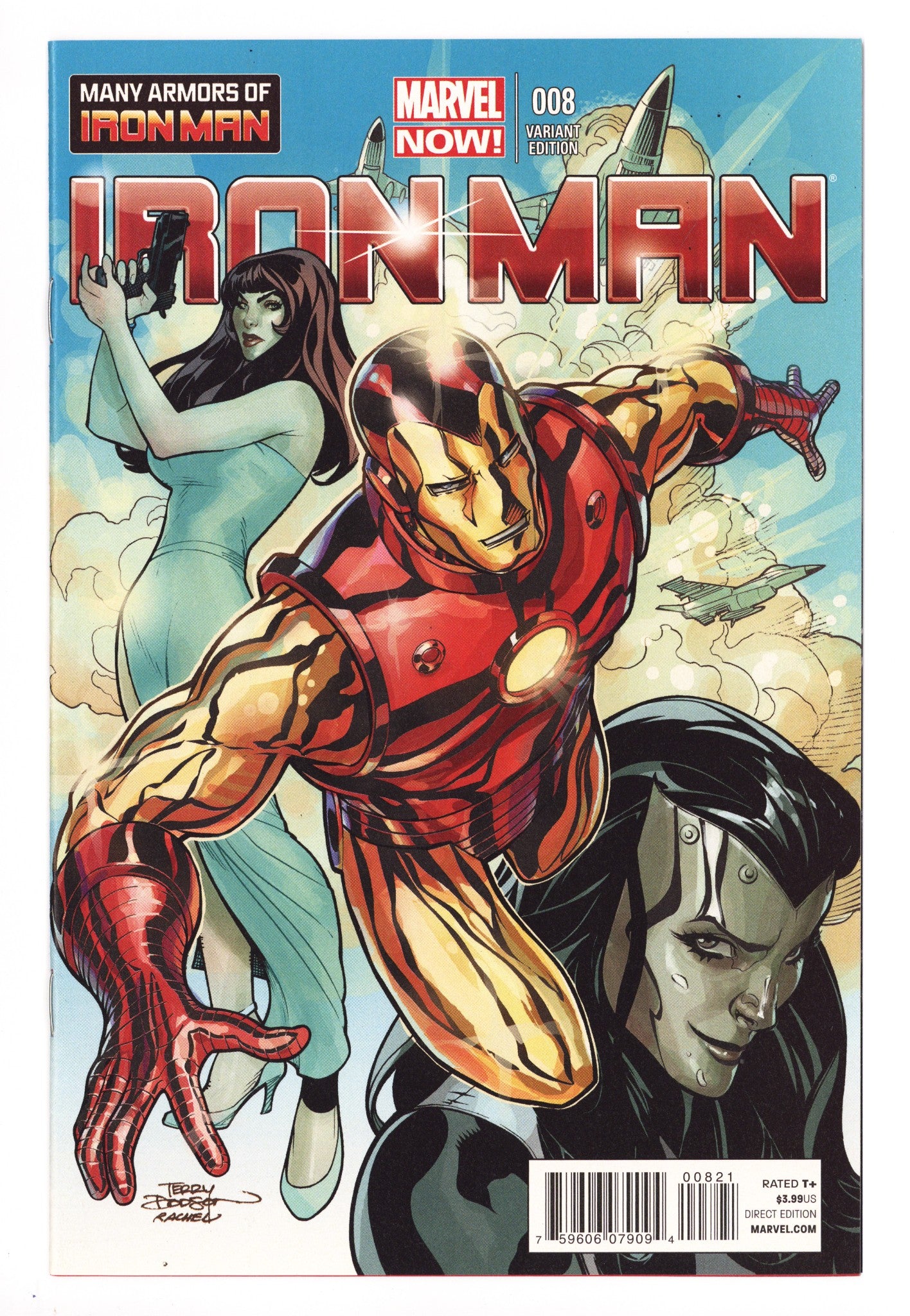 Iron Man Vol 5 8 NM- (9.2) (2013) Dodson Iron Man Incentive Variant 