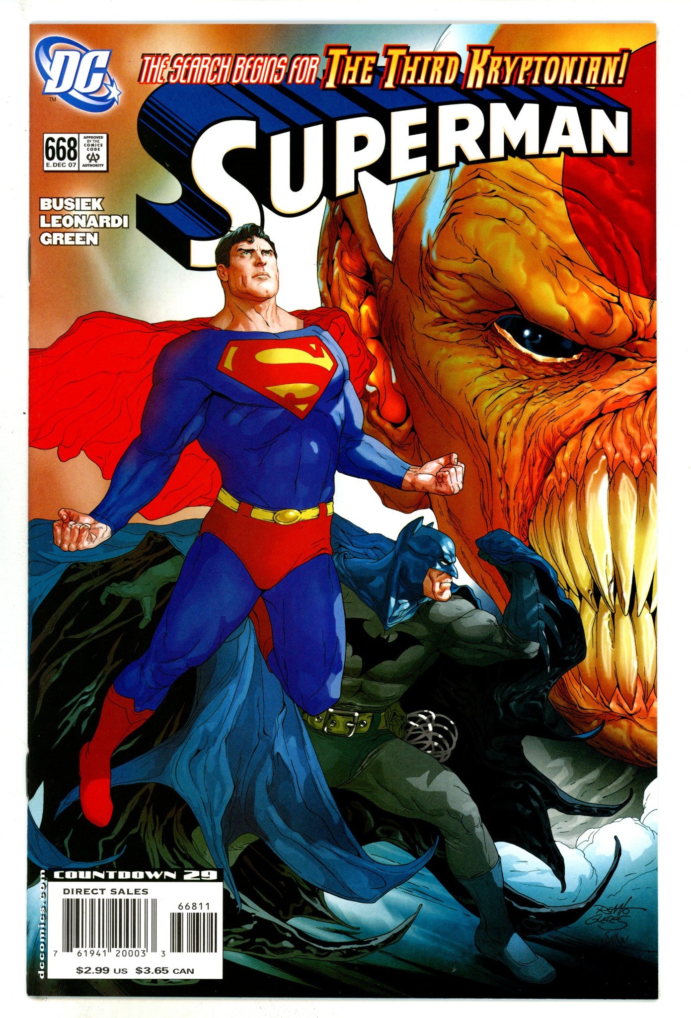 Superman Vol 1 668 High Grade (2007) 